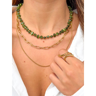 Collier Opale - Vert