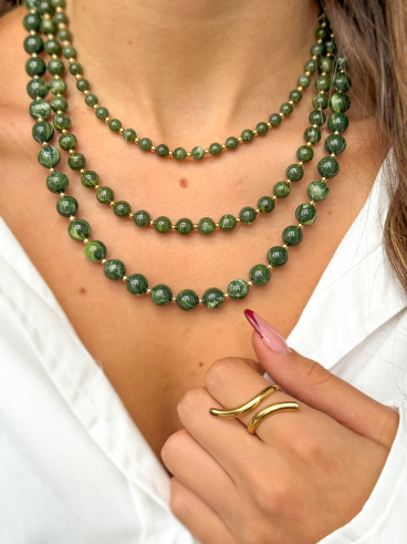 Collier Orphée - Kaki