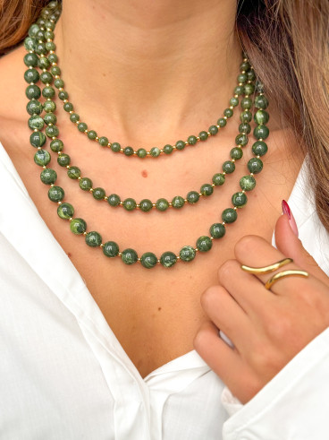 Collier Orphée - Kaki