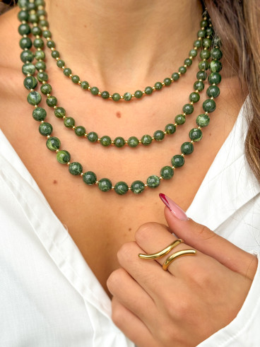 Collier Orphée - Kaki Collier Orphée - Kaki