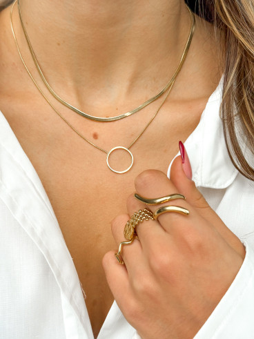 Collier Ronda - Doré Collier Ronda - Doré