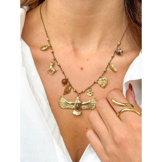 Collier Aquilae - Chocolat