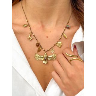 Collier Aquilae - Chocolat