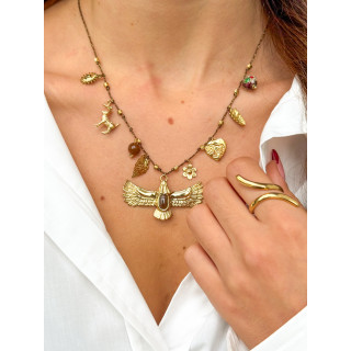 Collier Aquilae - Chocolat