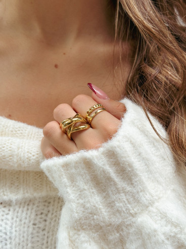 Bague Madagascar - Doré
