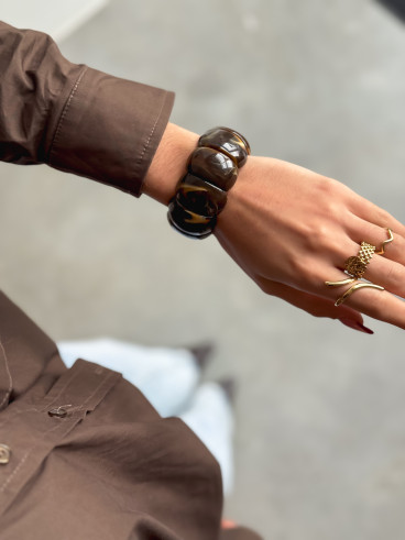 bracelet Natalia - Chocolat