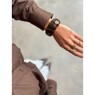 bracelet Natalia - Chocolat