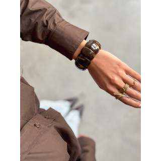 bracelet Natalia - Chocolat