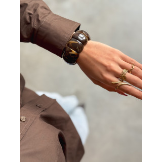 bracelet Natalia - Chocolat
