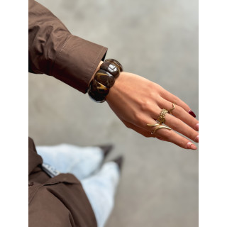 bracelet Natalia - Chocolat