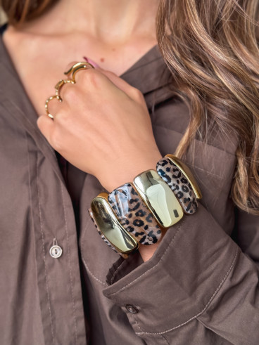 Bracelet Pamela - Léopard
