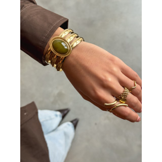 Bracelet Pervenche - Kaki