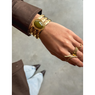 Bracelet Pervenche - Kaki