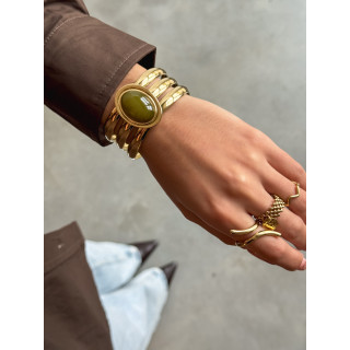 Bracelet Pervenche - Kaki