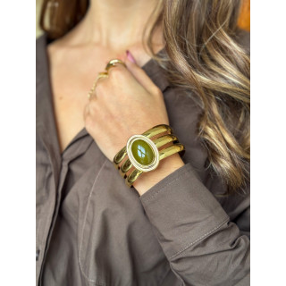 Bracelet Pervenche - Kaki