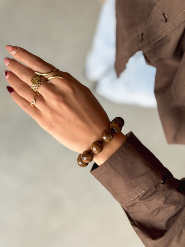 Bracelet Vesna - Chocolat