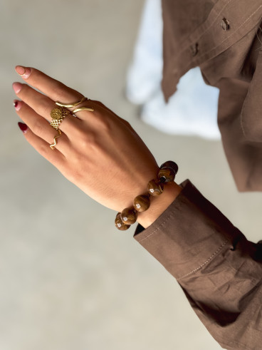 Bracelet Vesna - Chocolat