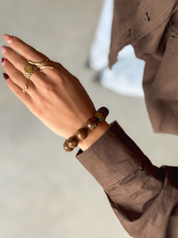 Bracelet Vesna - Chocolat