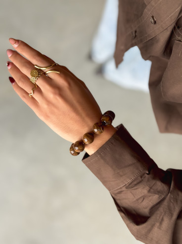 Bracelet Vesna - Chocolat