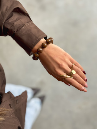 Bracelet Vesna - Chocolat