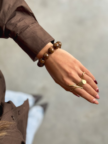 Bracelet Vesna - Chocolat