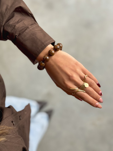 Bracelet Vesna - Chocolat