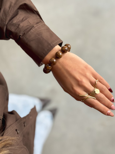 Bracelet Vesna - Chocolat