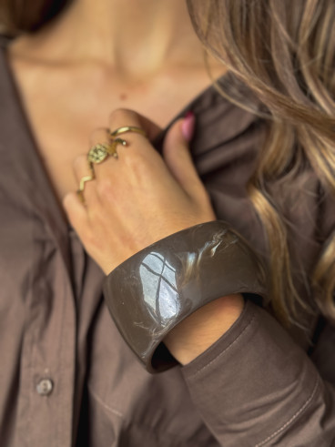 Bracelet Awa - Chocolat