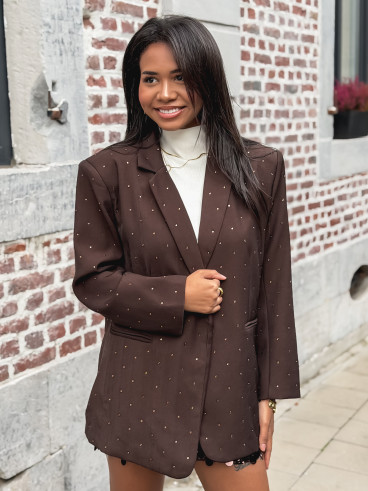 Blazer Azia - Marron
