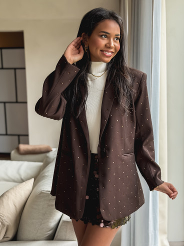 Blazer Azia - Marron