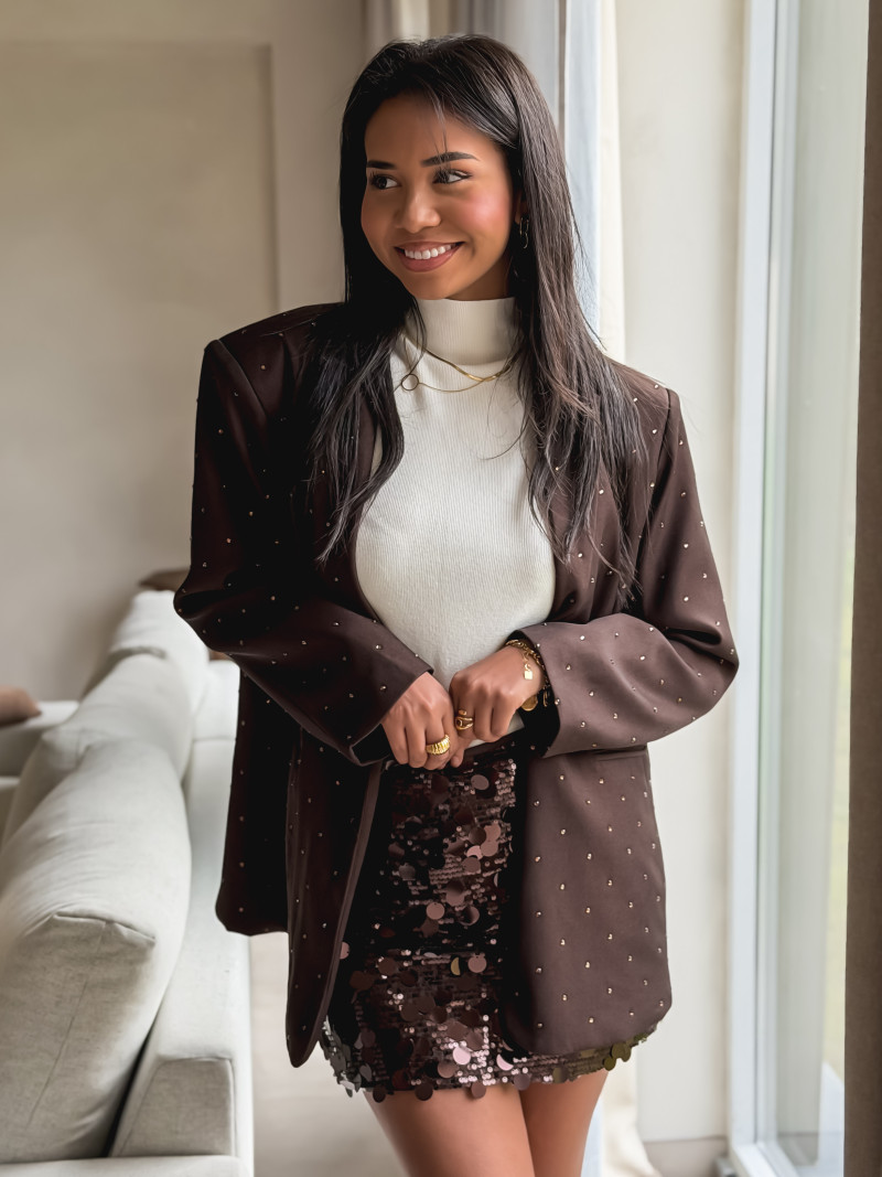 Blazer Azia - Marron