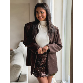 Blazer Azia - Marron