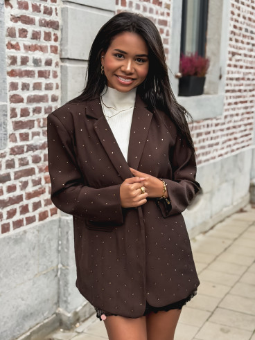 Blazer Azia - Marron
