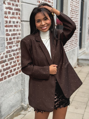Blazer Azia - Marron