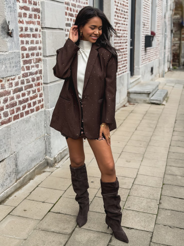 Blazer Azia - Marron