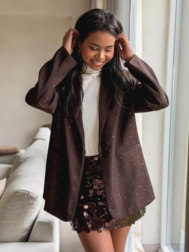 Blazer Azia - Marron