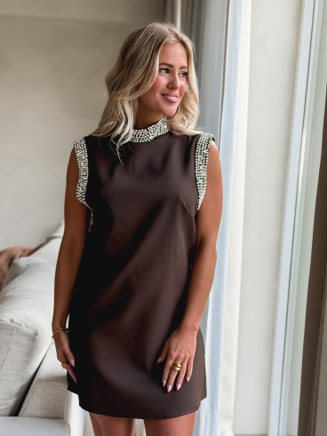 Robe orélina - Chocolat Robe orélina - Chocolat