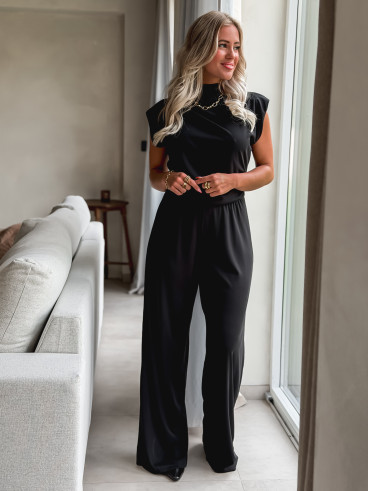 Combinaison pantalon Azéline - Noir Combinaison pantalon Azéline - Noir