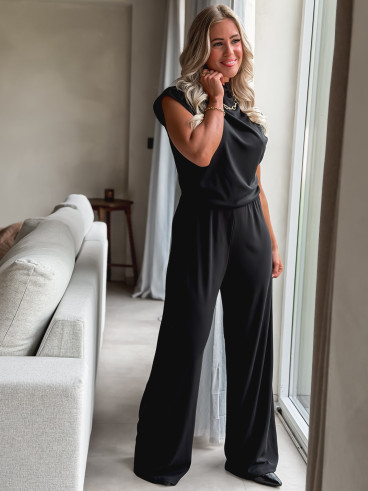 Combinaison pantalon Azéline - Noir Combinaison pantalon Azéline - Noir