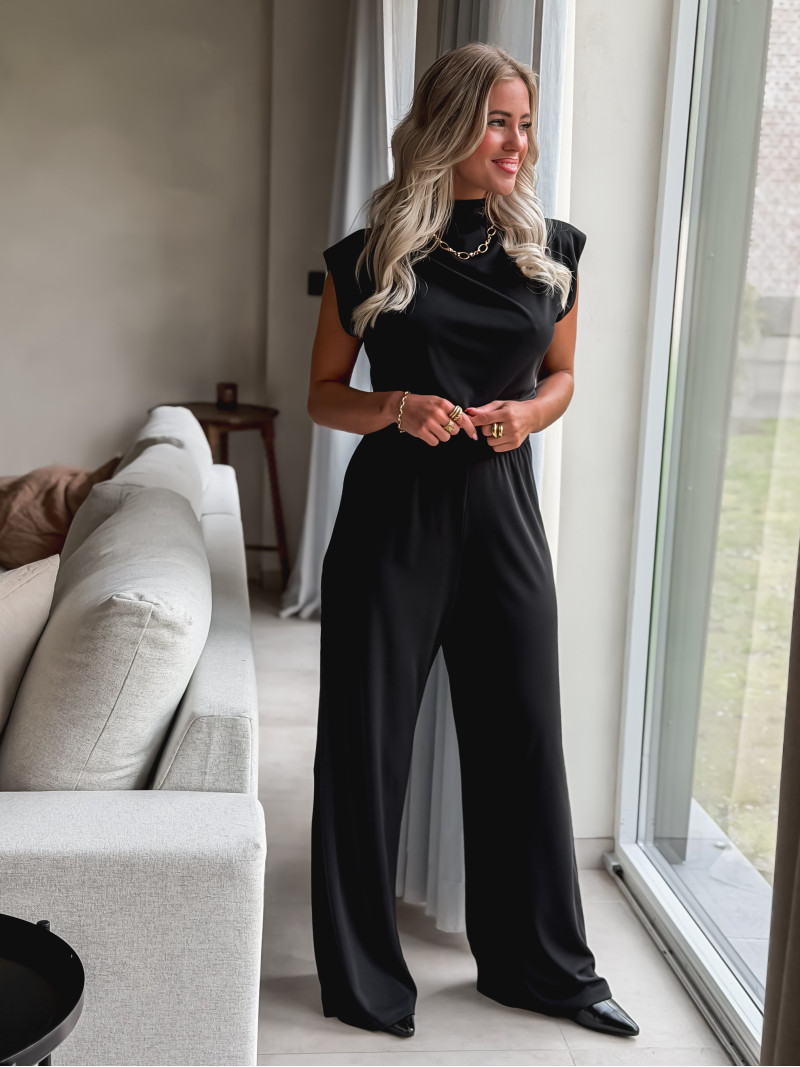 Combinaison pantalon Azéline - Noir Combinaison pantalon Azéline - Noir