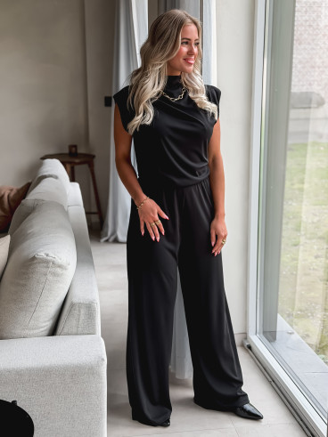 Combinaison pantalon Azéline - Noir Combinaison pantalon Azéline - Noir