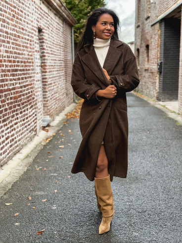 Manteau Ophéa - chocolat