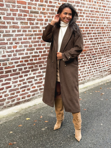 Manteau Ophéa - chocolat