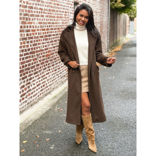 Manteau Ophéa - chocolat