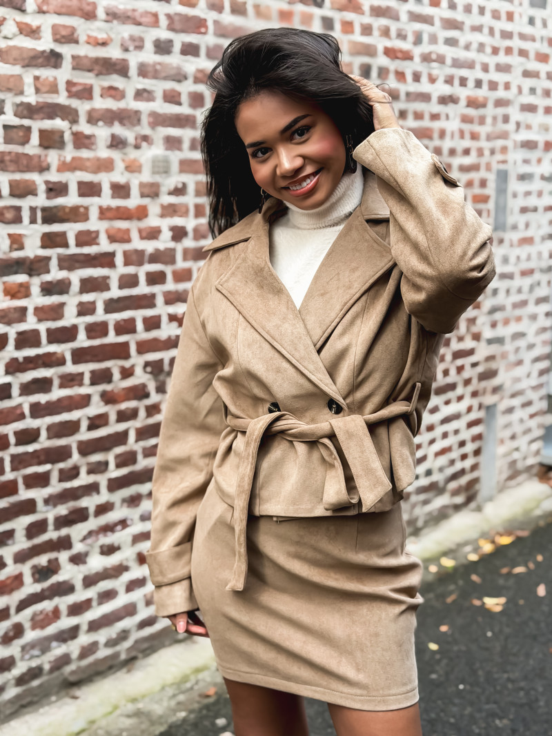 Trench court Evanya - Beige