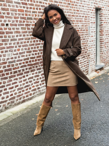 Manteau Ophéa - chocolat