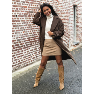 Manteau Ophéa - chocolat