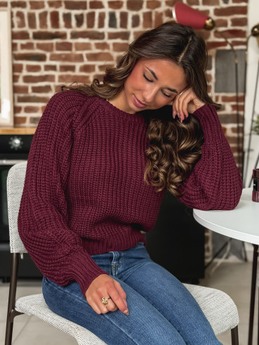 Pull Zaya - Bordeaux