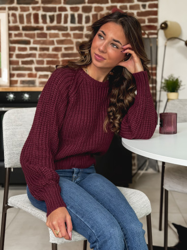 Pull Zaya - Bordeaux