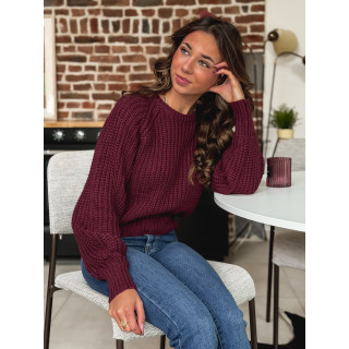 Pull Zaya - Bordeaux